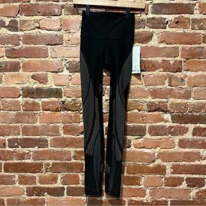 NEW Lululemon Mapped Out High-Rise Tight 28" Black / Florid Flash Size 2 W5CEQS